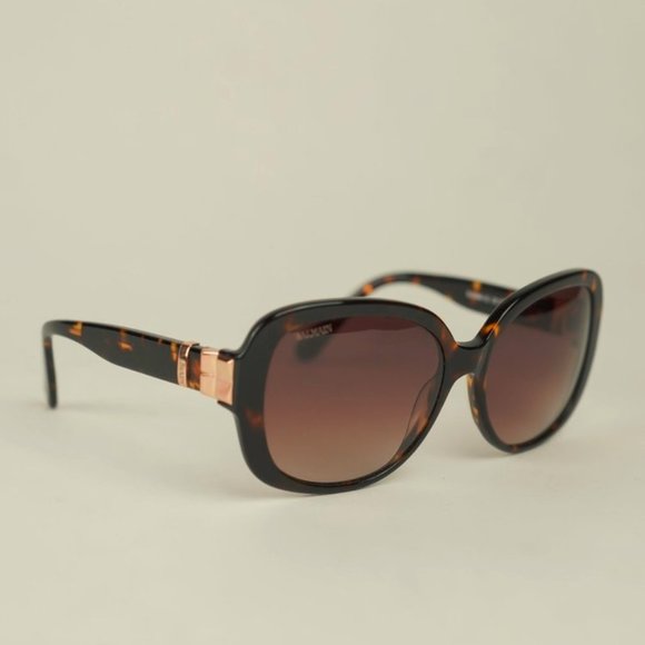 Balmain BL2044B Burgundy Tortoise Square Sunglasses - Picture 2 of 8